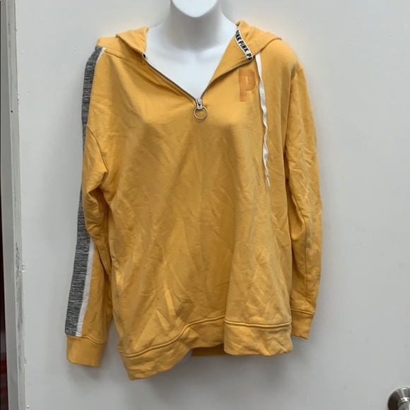 PINK Victoria's Secret Sweaters - PINK By Victoria Secret Yellow Hoodie